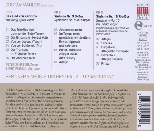 Kurt Sanderling, Berliner Sinfonie-Orchester, Peter Schreier, Birgit Finnilä - Gelebte Musik (2012)