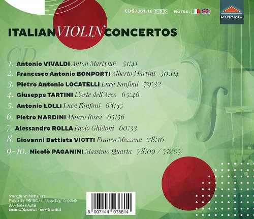 Italian Violin Concertos [10CD] (2019)