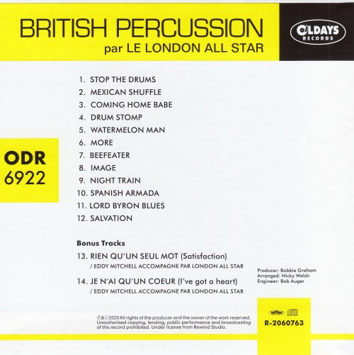 Le London All Star (Feat.Jimmy Page) - British Percussion (1965)