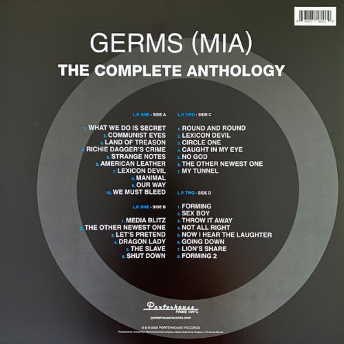 Germs - (MIA) The Complete Anthology (2021) LP