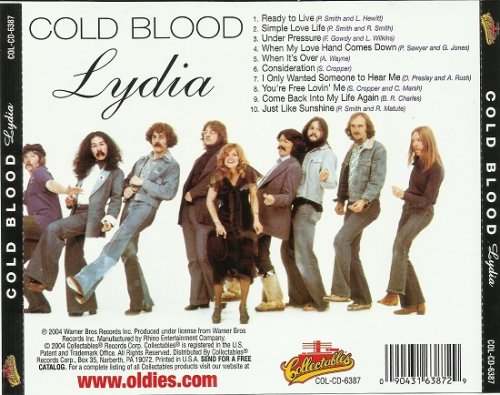 Cold Blood ‎- Lydia (Reissue) (1974/2004)