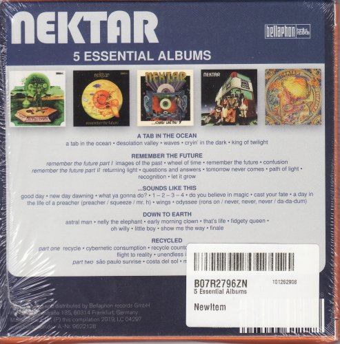 Nektar - 5 Essential Albums (2019) [5CD Box Set]