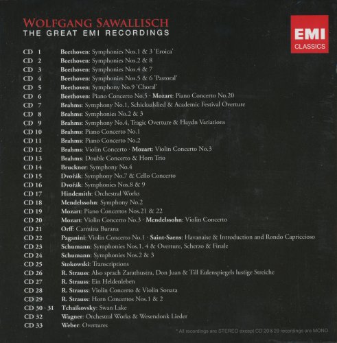 Wolfgang Sawallisch - The Great EMI Recordings (2013) [3CD Box Set]