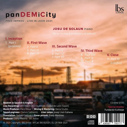 Josu de Solaun - Pandemicity (Live) (2021) [Hi-Res]