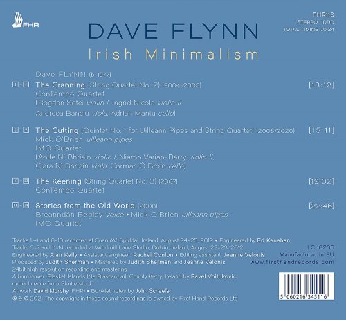 IMO Quartet, ConTempo Quartet, Mick O'Brien, Breanndán Begley - Dave Flynn: Irish Minimalism (2021) [Hi-Res]