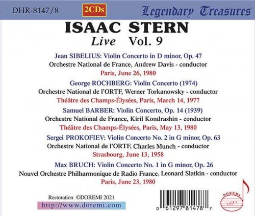 Isaac Stern - Isaac Stern, Vol. 9 (Live) (2021)