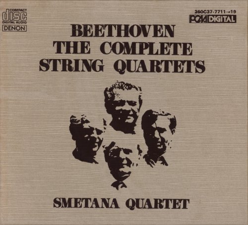 Smetana Quartet - Beethoven: The Complete String Quartets (1986) [9CD Box Set]