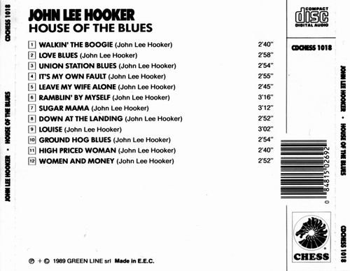 John Lee Hooker - House Of The Blues (1960)