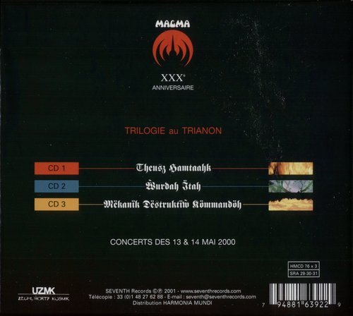 Magma - Theusz Hamtaahk Trilogie (3CD BoxSet ) (2001) CD-Rip