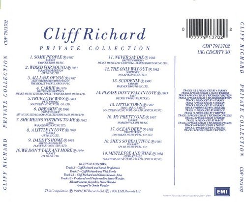 Cliff Richard - Private Collection: 1979-1988 (1988) CD-Rip