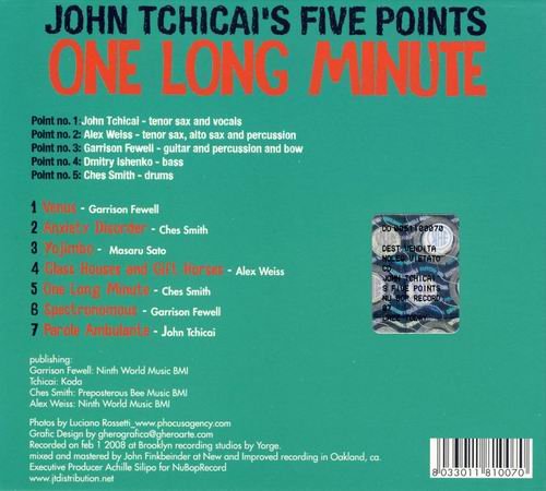 John Tchicai's Five Points - One Long Minute (2008) CD Rip