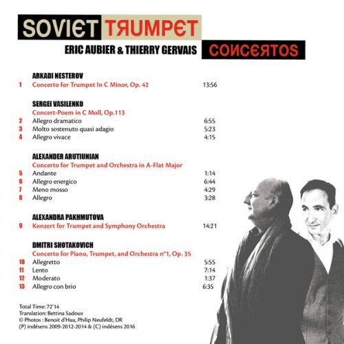 Eric Aubier, Thierry Gervais, Moscow Symphony OrchestraSoviet - Trumpet Concertos (2016) [Hi-Res]