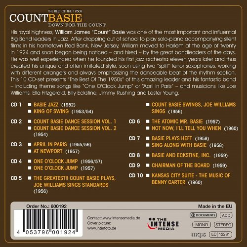 Count Basie - Down for the Count - The Best of the 1950s, Vol. 1-10 (2014)