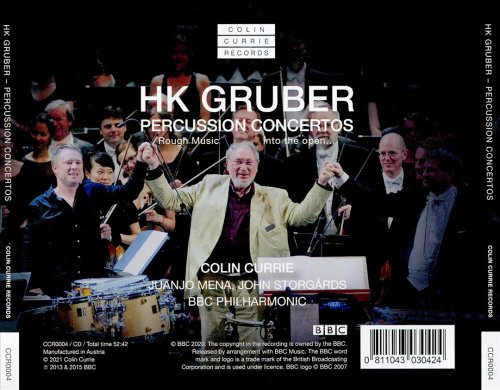 Juanjo Mena, BBC Philharmonic & Colin Currie - HK Gruber: Percussion Concertos (2021) CD-Rip