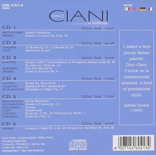 Dino Ciani - A Tribute [6CD] (2002)