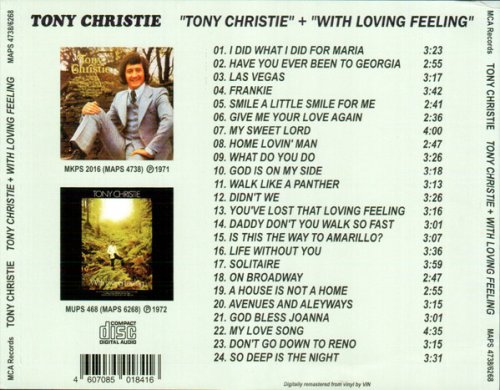 Tony Christie - Tony Christie / With Loving Feeling (2018)