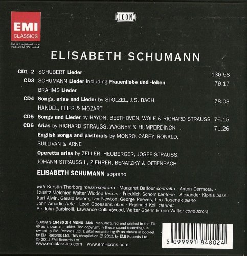 Elisabeth Schumann - Silver Thread Of Song (2011) [6CD Box Set]