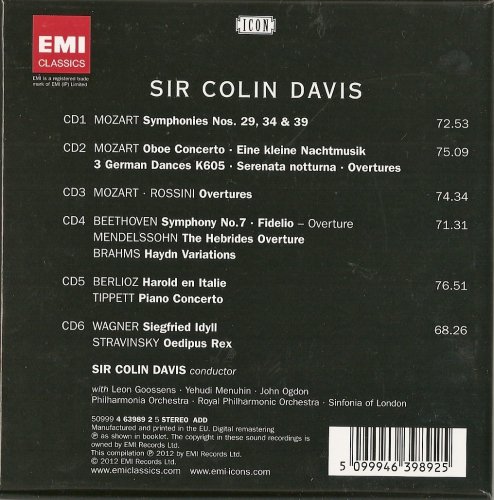 Colin Davis - The Early Recordings (2012) [6CD Box Set]