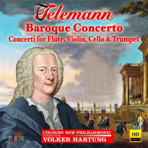 Cologne New Philharmonic Orchestra - Telemann: Baroque Concertos (2021) Hi-Res