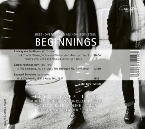 The Silver Trio - Beginnings: Beethoven, Rachmaninov, Bernstein (2021) [Hi-Res]