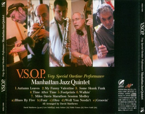 Manhattan Jazz Quintet - V.S.O.P. (Very Special Onetime Performance) (2008) FLAC