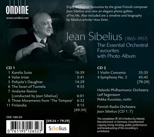Leif Segerstam, Helsinki Philharmonic Orchestra, Pekka Kuusisto - Sibelius: The Essential Orchestral Favourites (2014)