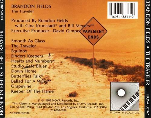 Brandon Fields - The Traveler (1988)