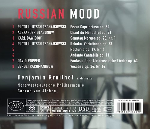 Benjamin Kruithof, Nordwestdeutsche Philharmonie, Conrad van Alphen - Russian Mood (2021)