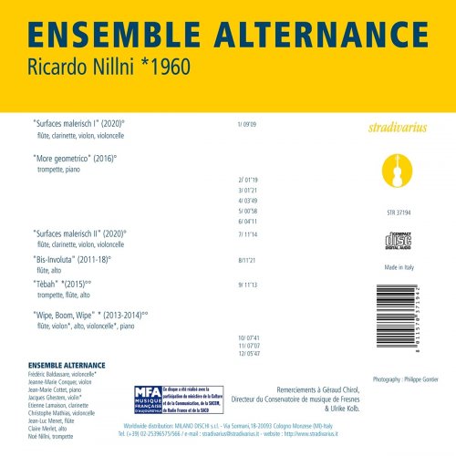 Ensemble Alternance - Ricardo Nillni: Surface (2021) Hi-Res