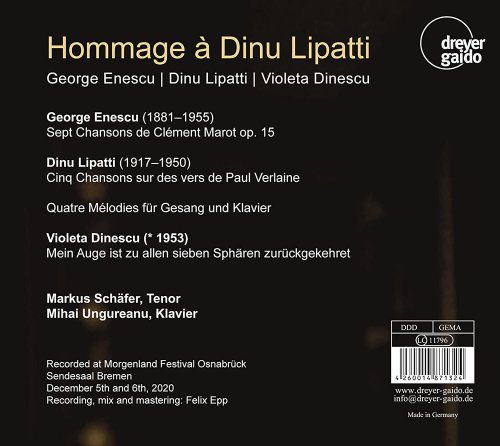 Markus Schäfer, Mihai Ungureanu - Hommage à Dinu Lipatti (2021)