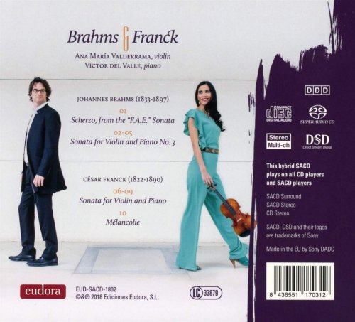 Ana María Valderrama & Victor Del Valle - Brahms & Franck (2018) [DSD & Hi-Res]