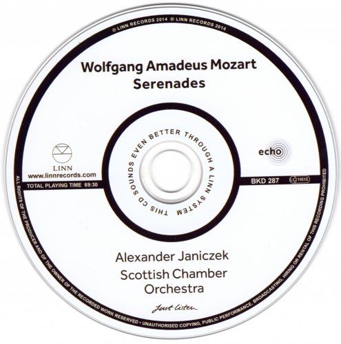 Scottish Chamber Orchestra, Alexander Janiczek - Mozart: Serenades (2014)