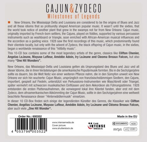 Milestones of Legends - Cajun & Zydeco, Vol. 1-10 (2016)