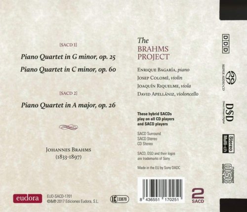 The Brahms Project - The Complete Piano Quartets (2017) [DSD & Hi-Res]