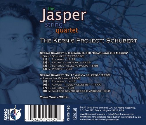 The Jasper String Quartet - The Kernis Project: Schubert (2012) [Hi-Res]