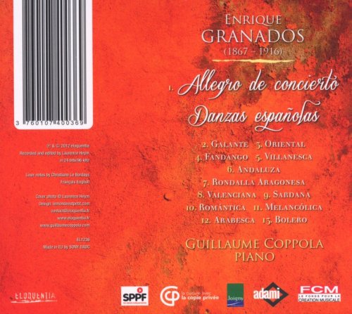 Guillaume Coppola - Granados: Danzas españolas (2012) [Hi-Res]