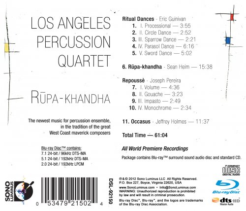 Los Angeles Percussion Quartet - Rupa-khandha (2012) [Hi-Res]