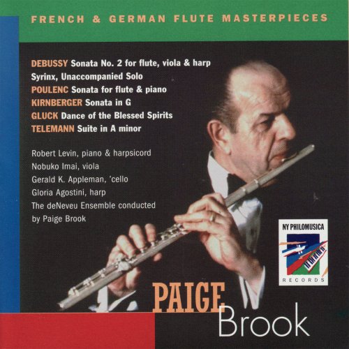 Paige Brook, Robert Levin, Nobuko Imai, Gerald K. Appleman, Gloria Agostin - French & German Flute Masterpieces (2002)