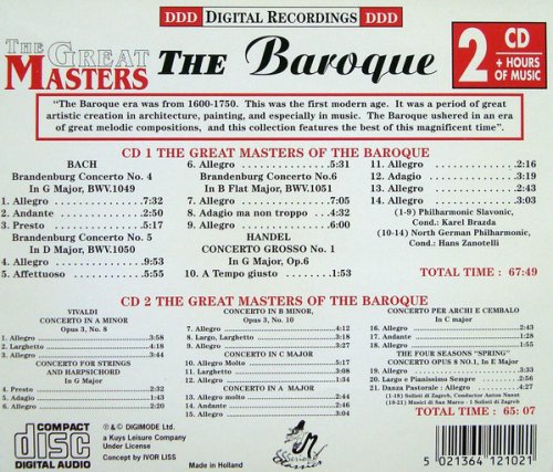 VA - Bach, Handel, Vivaldi  The Baroque: (The Very Best Of The Baroque Age)