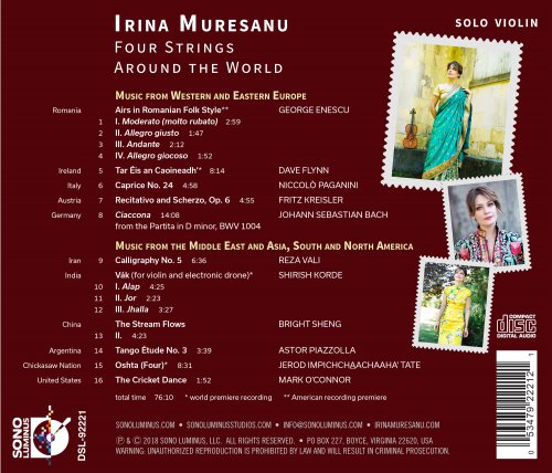 Irina Muresanu - Four Strings Around the World (2018) [DSD & Hi-Res]