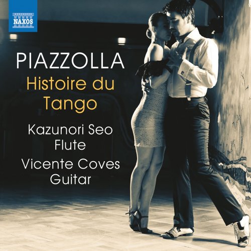 Kazunori Seo & Vicente Coves - Piazzolla: Works for Flute & Guitar (2021) [Hi-Res]