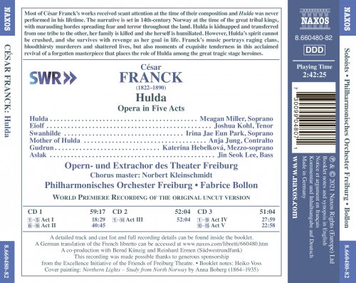 Choirs of the Theater Freiburg, Philharmonisches Orchester Freiburg & Fabrice Bollon - Franck: Hulda, FWV 49 (Original Version) (2021) [Hi-Res]