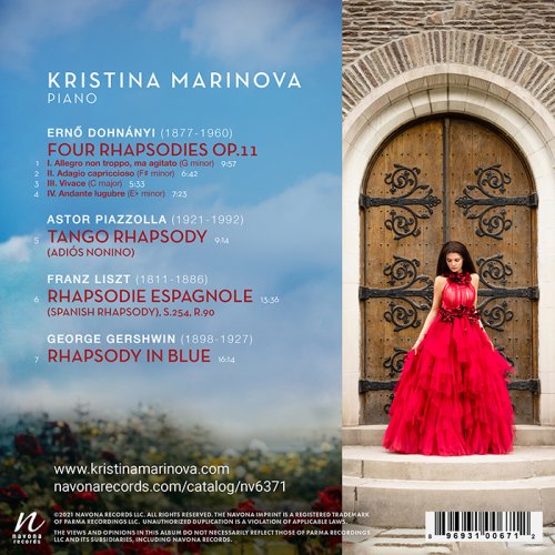 Kristina Marinova - Marinova, K.: 4 Rhapsodies (2021) [Hi-Res]