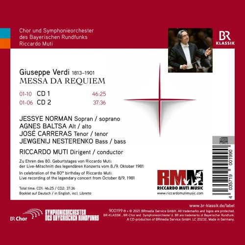 Chor und Symphonieorchester des Bayerischen Rundfunks & Riccardo Muti - Verdi: Messa da Requiem (2021) [Hi-Res]