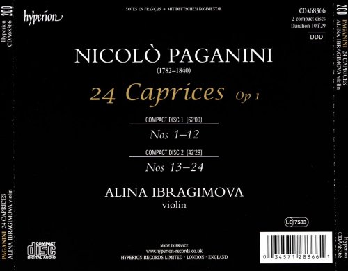 Alina Ibragimova - Paganini: 24 Caprices (2021) CD-Rip