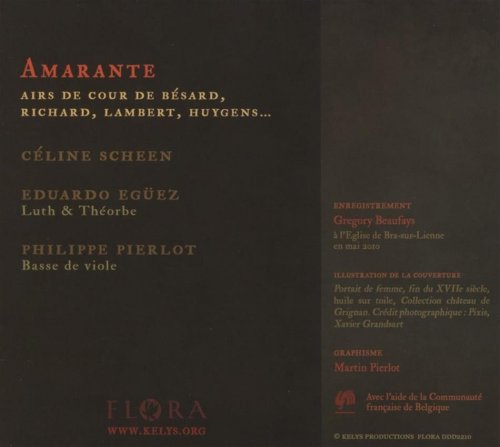 Céline Scheen, Eduardo Egüez, Philippe Pierlot - Amarante (2010) [Hi-Res]