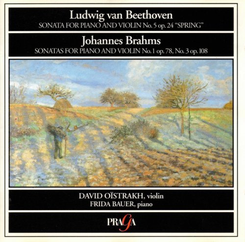 David Oistrakh, Frida Bauer - Beethoven: Violin Sonata No. 5,Op.24 / Brahms: Violin Sonata Nos. 1 & 3,Op.78,108 (1994)