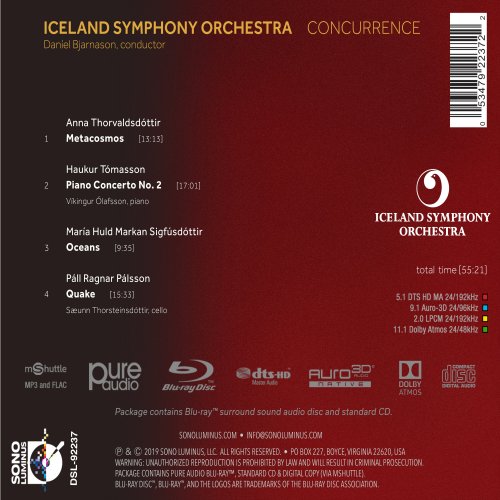 Iceland Symphony Orchestra & Daniel Bjarnason - Concurrence (2019) [DSD & Hi-Res]