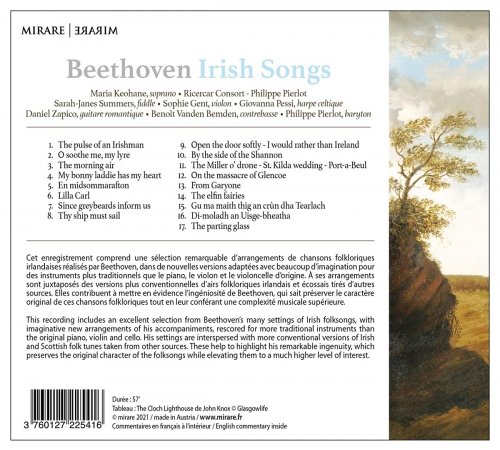 Ricercar Consort & Philippe Pierlot - Beethoven: Irish Songs (2021) [Hi-Res]