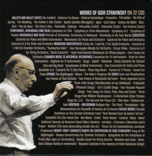 Igor Stravinsky - Works Of Igor Stravinsky (2007) [22CD Box Set]